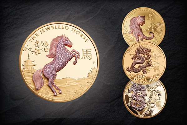 Розовые бриллианты Argyle украсили монету Пертского монетного двора