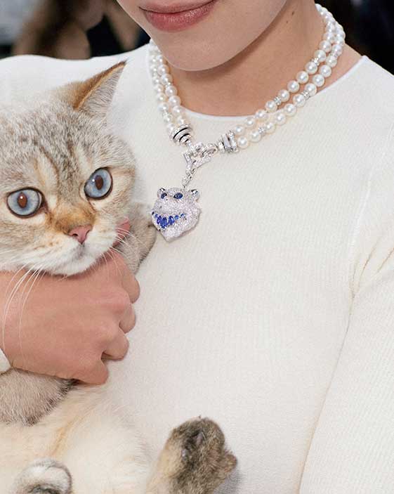 Креативный директор Boucheron увековечила любимую кошку основателя Дома